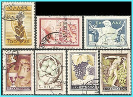 GREECE- -GRECE-HELLAS 1952:  Compl. set Used - Ongebruikt