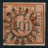 BAYERN MÜHLRADSTEMPEL AUF Nr 4II GMR 401 ZENTR- X6D3F72 - Used