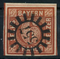 BAYERN MÜHLRADSTEMPEL AUF Nr 4II GMR 557 ZENTR- X6D4016 - Used