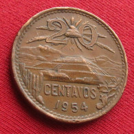 Mexico 20 Centavos 1954 Mexique Mexiko Messico W ºº - Mexico