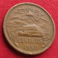 Mexico 20 Centavos 1959 Mexique Mexiko Messico W ºº - Messico