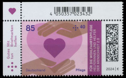 BRD BUND 2024 Nr 3811 Postfrisch ECKE-OLI S37DAFE - Unused Stamps