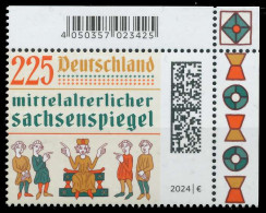 BRD BUND 2024 Nr 3815 Postfrisch ECKE-ORE S37DADA - Nuevos