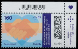 BRD BUND 2024 Nr 3813 Postfrisch ECKE-ORE S37DAEA - Unused Stamps