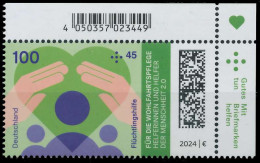BRD BUND 2024 Nr 3812 Postfrisch ECKE-ORE S37DAF6 - Unused Stamps