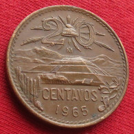 Mexico 20 Centavos 1965 Mexique Mexiko Messico W ºº - Mexique