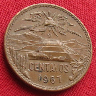 Mexico 20 Centavos 1967 Mexique Mexiko Messico W ºº - México