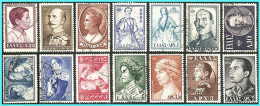 GREECE- GRECE - HELLAS  1956: Royal Family "A" compl. Set Used - Gebraucht