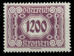 ÖSTERREICH PORTOMARKEN 1922 Nr 125 Ungebraucht X753DD2 - Portomarken