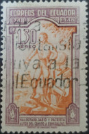 OH) 1948 ECUADOR,  MALDONADO ON BANK OF RIOBAMBA, PEDRO VICENTE MALDONADO - GEOGRAPHER, USED - Colombie