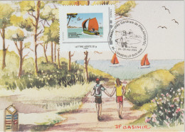 Atm, Nabanco, 1er Jour,  TAM.1.29€. 24/05/24. LONGEVILLE SUR MER, Souvenir émis Lors De L'AG. Philapostel. - 2010-... Vignettes Illustrées