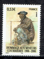 Hommage Aux Mineurs Victimes De La Catastrophe De Courrières (Pas De Calais) - Unused Stamps