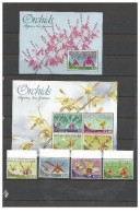 Papua New Guinea 2010 - Orchids V Complete Set MNH** - Sonstige & Ohne Zuordnung
