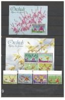 Papua New Guinea 2010 - Orchids V Complete Set MNH** - Autres & Non Classés