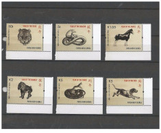 Papua New Guinea 2011 -Chinese New Year - Zodiacs Stamp Set Mnh** - Chinese New Year