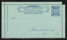 AK Braunschweig, Private Stadtpost Harmonia  - Stamps (pictures)