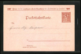 AK Private Stadtpost, Packetfahrtkarte Berlin  - Stamps (pictures)