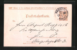 AK Private Stadtpost, Packetfahrtkarte Berlin  - Francobolli (rappresentazioni)