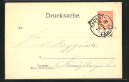 AK Stempel Private Stadtpost, Packetfahrt Berlin, Moritz Schachian  - Postzegels (afbeeldingen)