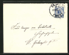 Briefumschlag Private Stadtpost Berlin, Stempel Packetfahrt  - Postzegels (afbeeldingen)