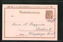 AK Packetfahrtkarte Berlin, Private Stadtpost  - Stamps (pictures)