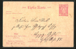 AK Leipzig, Private Stadtpost Lipsia, 2 1 /2 Rpf.  - Briefmarken (Abbildungen)