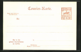 AK Barmen-Elberfeld, Private Stadtpost Courier  - Briefmarken (Abbildungen)