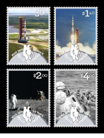 Niue 2019 - Space Apollo 11 Moon Landing Stamp Set Mnh** - Niue