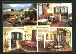 AK Oberammergau, Cafe Wenger, Ludwig-Lang-Strasse 20  - Oberammergau