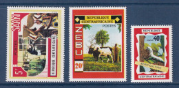 Centrafrique - YT N° 128 à 131 ** - Manque 129 - Neuf Sans Charnière - 1970 - República Centroafricana