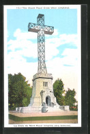 AK Montreal, The Mount Royal Cross When Completed  - Montreal