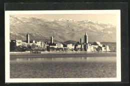 AK Rab, Ort Und Berge Vom Wasser Her  - Kroatië