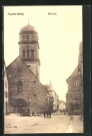 CPA Kaysersberg, Vue De La Rue An Der L'Église  - Kaysersberg