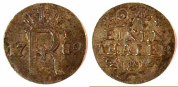 Brandenburg-Preußen 1/24 Taler 1783 A Friedr. II. (195 - Groschen & Andere Kleinmünzen