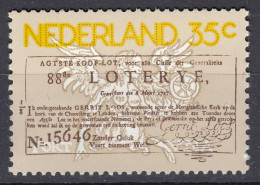 Niederlande  Mi. 1063 Postfrisch Staatslotterie 1976 (80113 - Altri & Non Classificati