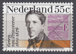 Niederlande  Mi. 1075 Postfr. Todestag Guillaume Grien Van Prinsterer 1976 (80116 - Sonstige & Ohne Zuordnung