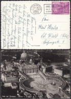 Italien - Italy 1950 Karte Vatikan Mit Piazza Di San Pietro   (28426 - Other & Unclassified