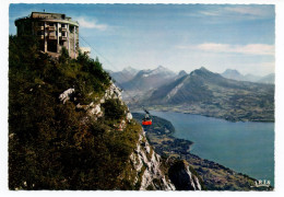 CP 74 - Téléphérique De Veyrier Du Lac D'Annecy Panorama Sur Massif Des Bauges - Annecy