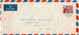 L79399 - K.U.T. - 1952 - 2'- KGVI EF A LpBf NAIROBI -> New York, NY (USA) - Kenya, Uganda & Tanganyika