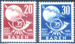 Baden. UPU 1949. - Other & Unclassified