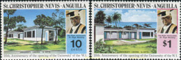 359374 MNH SAN CRISTOBAL-NEVIS-ANGUILLA 1974 25 ANIVERSARIO DE LA UNIVERSIDAD - St.Cristopher-Nevis & Anguilla (...-1980)