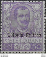 1903 Eritrea VE III 50c. Malva MNH Sassone N. 27 - Somalië