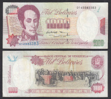 Venezuela 1000 Bolivares Banknote 6.08.1998 Pick 76d VF (3)   (27798 - Andere - Amerika