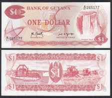 Guyana - 1 Dollar Banknote 1992 UNC (1) Pick 21g   (31181 - Other - Africa