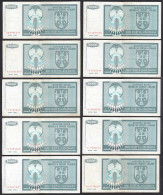 BOSNIEN - HERZEGOWINA 10 St.á 10.000 10000 Dinara 1992 Pick 139 VF (3)    (31183 - Bosnie-Herzegovine