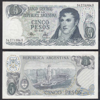 Argentinien - Argentina 5 Pesos 1971-73 Pick 88 VF (3) Serie A    (32774 - Otros – América