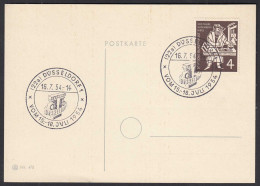 Düsseldorf SST Karte DeDrofa 15-18.7.1954   (32602 - Otros & Sin Clasificación