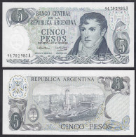 Argentinien - Argentina 5 Pesos Pick 294 UNC (1) Serie A  (32775 - Sonstige – Amerika