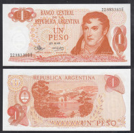 Argentinien - Argentina 1 Pesos 1970-73 Pick 287 UNC (1) Serie E  (32769 - Sonstige – Amerika