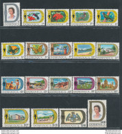 1969 DOMINICA - Stanley Gibbons N. 272/290 - Elisabetta II - Ordinaria 19 Valori MNH** - Other & Unclassified